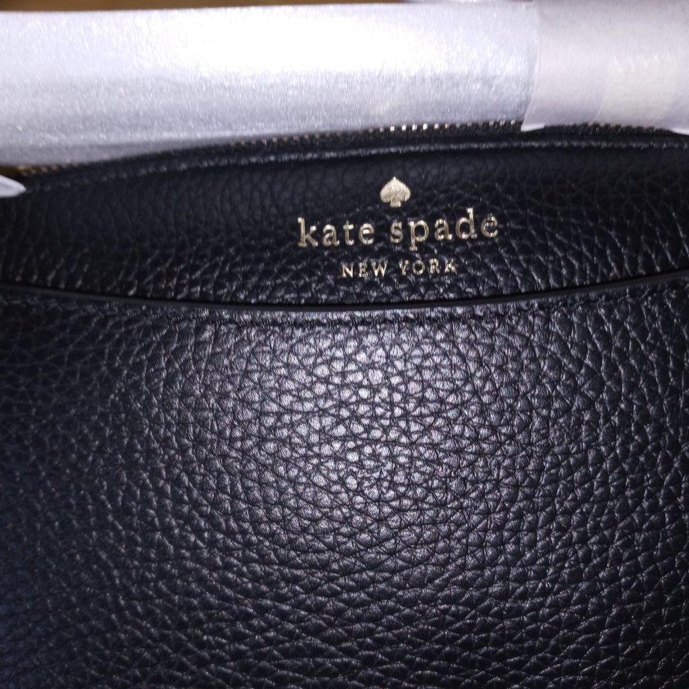 SOLD *LAST CHANCE* New Kate Spade Monica Black Pebbled Leather Crossbody Bag - Picture 3 of 5
